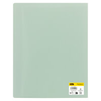 Zeugnismappe Sichtbuch mit 12 Klarsichthüllen - 100µ, pastell petrol, DIN A4