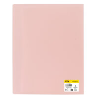 Zeugnismappe Sichtbuch mit 12 Klarsichthüllen - 100µ, pastell rosa, DIN A4