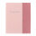 Zeugnismappe Sichtbuch mit 12 Klarsichthüllen - 100µ, pastell rosa, DIN A4
