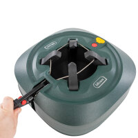Weihnachtsbaumständer für Baumhöhe - bis 2,3 m, grün