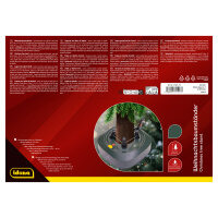 Weihnachtsbaumständer für Baumhöhe - bis 2,3 m, grün
