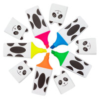Textmarker - Panda, neon, 1 - 5 mm, 5 Stück, 5 Farben
