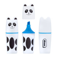 Textmarker - Panda, neon, 1 - 5 mm, 5 Stück, 5 Farben