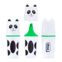 Textmarker - Panda, neon, 1 - 5 mm, 5 Stück, 5 Farben