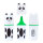 Textmarker - Panda, neon, 1 - 5 mm, 5 Stück, 5 Farben