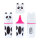 Textmarker - Panda, neon, 1 - 5 mm, 5 Stück, 5 Farben
