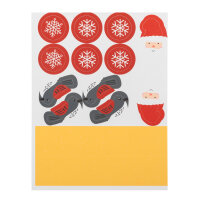 Adventskalender Weihnachtsdorf - 54 x 34 x 5 cm