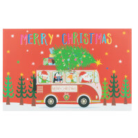 Adventskalender Weihnachtsdorf - 54 x 34 x 5 cm