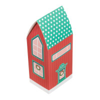 Adventskalender Weihnachtsdorf - 54 x 34 x 5 cm
