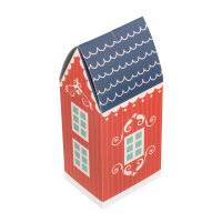 Adventskalender Weihnachtsdorf - 54 x 34 x 5 cm
