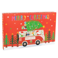 Adventskalender Weihnachtsdorf - 54 x 34 x 5 cm