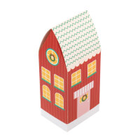 Adventskalender Weihnachtsdorf - 54 x 34 x 5 cm