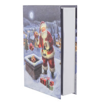 Geschenkbox - Buchbox Santa 23 x 16 x 5 cm