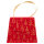 Geschenkbox Handtaschenbox Samt - Weihnachtsbäume, 17 x 6,5 x 14 cm, Größe M