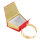 Geschenkbox Handtaschenbox Samt - Weihnachtsbäume, 10 x 4 x 8,5 cm, Größe S