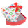 Geschenkbox Glocke mit Schleife - Geschenke, weiß, 19 x 7 x 22 cm