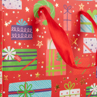 Geschenktasche - Geschenke, rot, 25 x 35 x 9 cm, 210 g