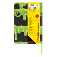 Notizbuch Alien Schleim - 160 Seiten, 80 g/m²,  DIN...