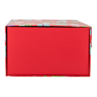 Geschenkbox - Geschenke, rot, 30 x 20 x 12 cm, faltbar