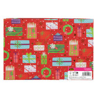 Geschenkbox - Geschenke, rot, 30 x 20 x 12 cm, faltbar