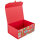 Geschenkbox - Geschenke, rot, 30 x 20 x 12 cm, faltbar