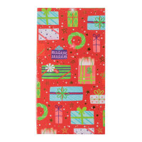Geschenkboxen Set - Geschenke, rot, 1x  28 x 28 x 8 cm, 2x 26 x 14 x 7 cm, 4 x 11 x 11 x 6 cm, 7 Teile