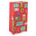 Geschenkboxen Set - Geschenke, rot, 1x  28 x 28 x 8 cm, 2x 26 x 14 x 7 cm, 4 x 11 x 11 x 6 cm, 7 Teile
