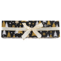 Flaschenbox Weihnachten - Tannenbaum 35 x 10 x 10 cm, faltbar