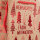 Flaschentasche Weihnachten - Tannenbaum, rot, 13 x 35 x 9 cm, 140 g