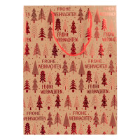 Geschenktasche Weihnachten - Tannenbaum, rot, 25 x 35 x 9...
