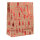 Geschenktasche Weihnachten - Tannenbaum, rot, 18 x 23 x 8 cm, 140 g
