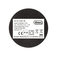 LED Tischleuchte - Touch, Metall/Kunststoff, gelb, 9 x 24,5 cm, Akku, USB, dimmbar, 3 Modi, Innen