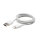 LED Tischleuchte - Touch, Metall/Kunststoff, gelb, 9 x 24,5 cm, Akku, USB, dimmbar, 3 Modi, Innen