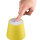 LED Tischleuchte - Touch, Metall/Kunststoff, gelb, 9 x 24,5 cm, Akku, USB, dimmbar, 3 Modi, Innen