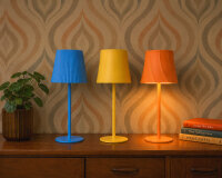 LED Tischleuchte - Touch, Metall/Kunststoff, orange, 9 x 24,5 cm, Akku, USB, dimmbar, 3 Modi, Innen
