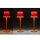LED Tischleuchte - Touch, Metall/Kunststoff, orange, 9 x 24,5 cm, Akku, USB, dimmbar, 3 Modi, Innen