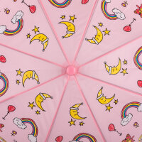 Regenschirm - Magic Regenbogen, rosa, Ø 83 x 66 cm