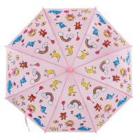 Regenschirm - Magic Regenbogen, rosa, Ø 83 x 66 cm
