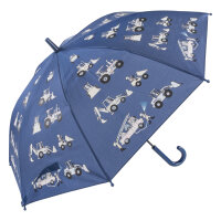 Regenschirm - Magic Fahrzeuge, blau, Ø 83 x 66 cm