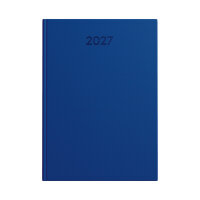 Buchkalender 2027 - Basic blau, DIN A5