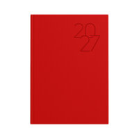 Buchkalender 2027 - Premium rot, DIN A5