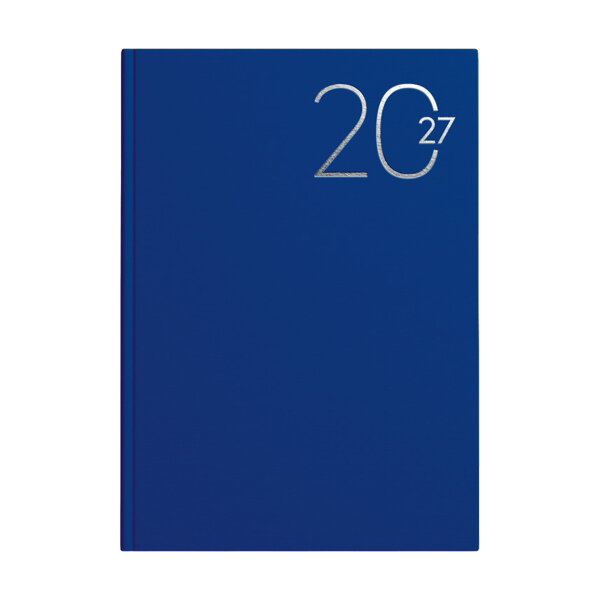 Wochenkalender 2027 - blau, DIN A5