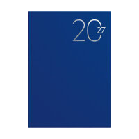 Wochenkalender 2027 - blau, DIN A5