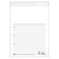 Wochenkalender 2027 - blau, DIN A5