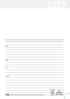 Wochenkalender 2027 - rot, DIN A5