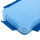 Brotdose - mit Besteck & Snackbox, blau, 22,8 x 16,8 x 4,7 cm