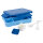 Brotdose - mit Besteck & Snackbox, blau, 22,8 x 16,8 x 4,7 cm