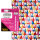 Geschenkpapier - Happy Birthday, mehrfarbig, metallisiert, 70 cm x 150 cm