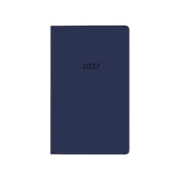 Taschenplaner 2027 - Leporello blau