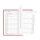 Taschenplaner 2027 - Leporello rot
